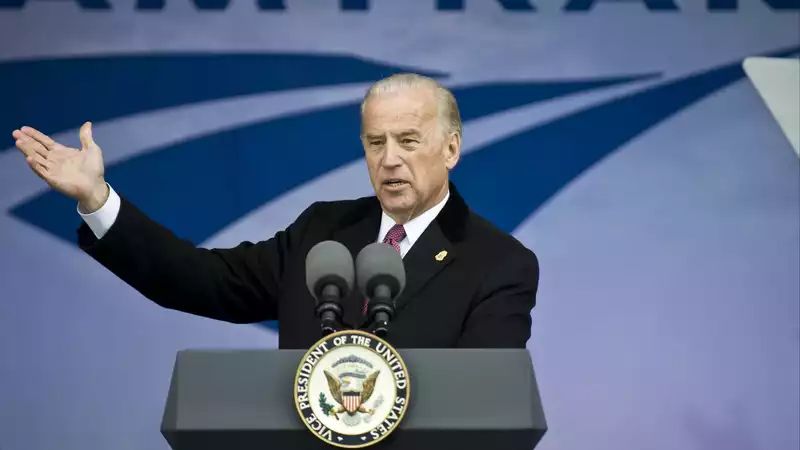 What is the origin of Joe Biden's nickname "Amtrak Joe?"