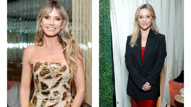 Reese Witherspoon and Heidi Klum, with their look-alike children, attended separate events in L.A. last night