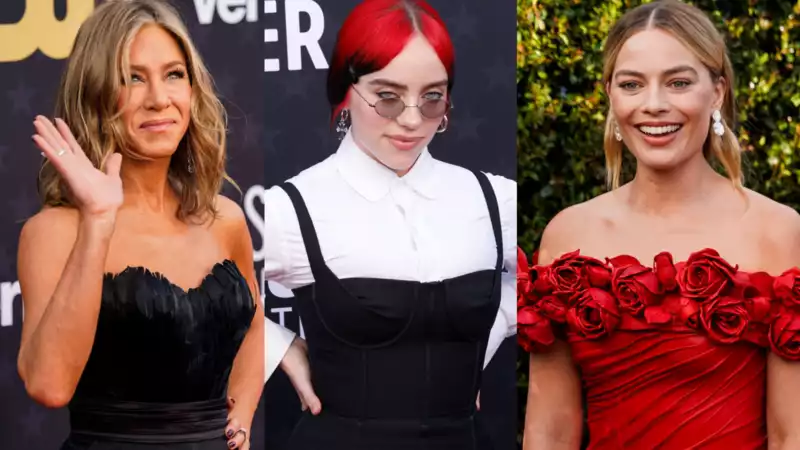 Margot Robbie, Jennifer Aniston, and Billie Eilish weighed in on America Ferrera's "Barbie" monologue at the Critics Association Awards.