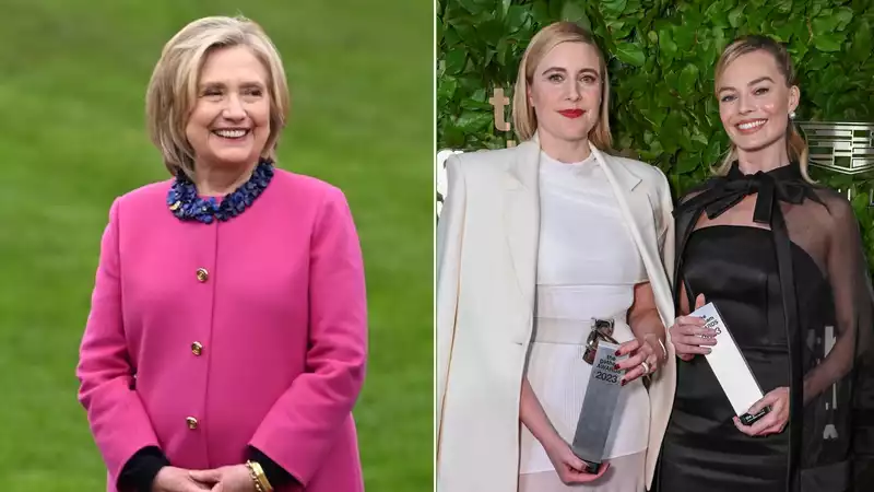 Hillary Clinton Comments on Margot Robbie and Greta Gerwig's Academy Award Lost