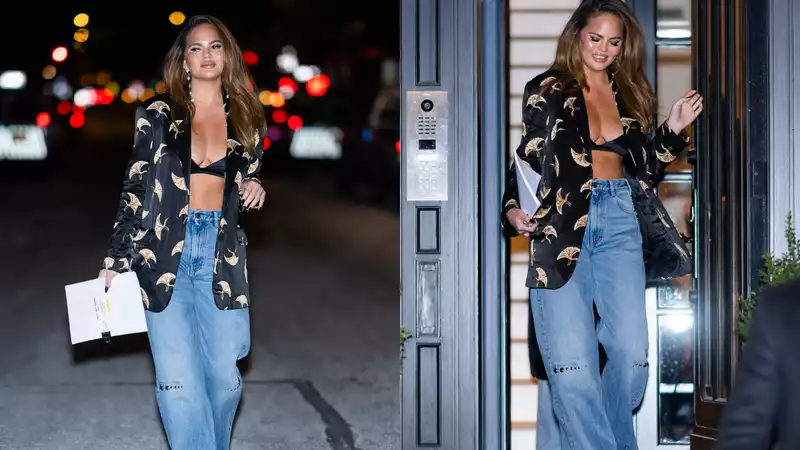 Chrissy Teigen Heralds New Shirtless Trend